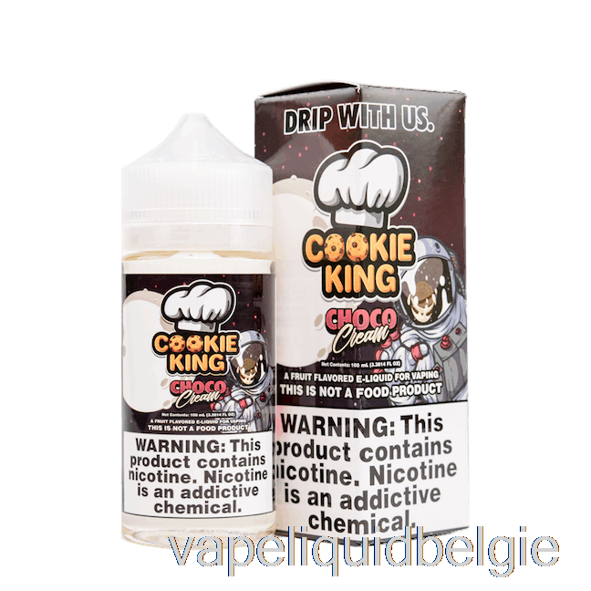 Vape België Choco Cream - Cookie King - 100ml 0mg